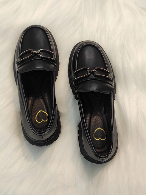 Round Toe Chunky Loafer